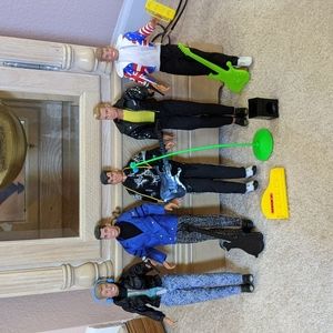 NKOTB vintage dolls from the 90s set of 5